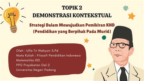TOPIK 2 Demonstrasi Kontekstual Filosofi Pendidikan Indonesia YouTube
