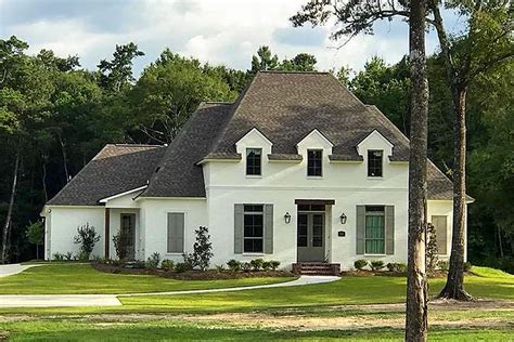 Charming French Country House Plan With Open Concept Living Space