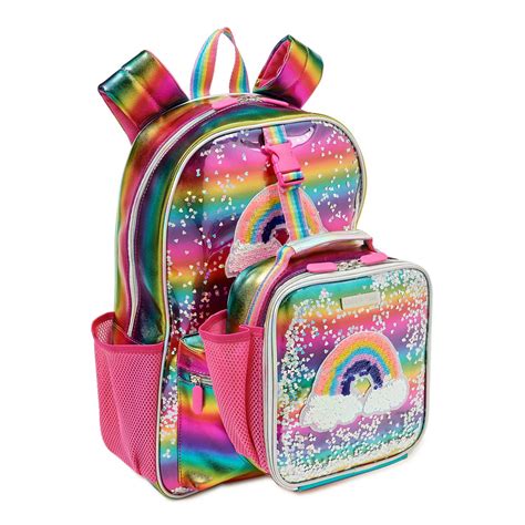 Limited Too Limited Too Kids Girls Backpack With Lunch Bag Rainbow