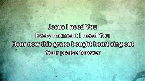 Jesus I Need You Hillsong Worship 2015 New Worship Song With Lyrics