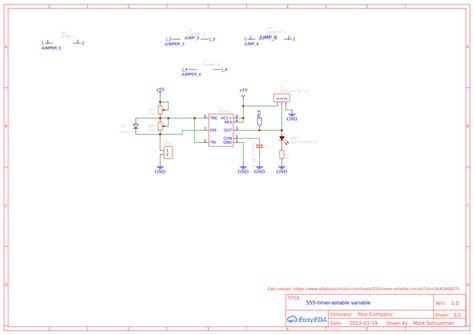 555 Timer Flex Easyeda Open Source Hardware Lab