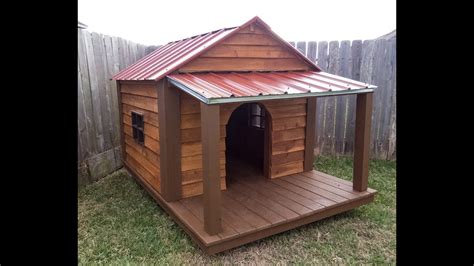 How I Built This Big Dog House Youtube