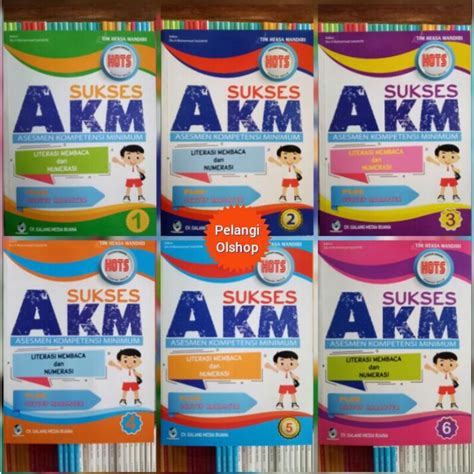 Jual BUKU SUKSES AKM ASESMEN KOMPETENSI MINIMUM SD MI KELAS 1 2 3 4 5