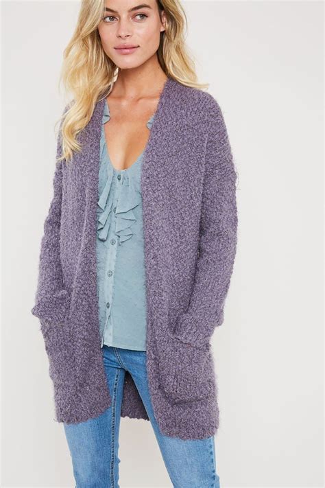 Talk To Me Fuzzy Cardigan Southern Alternative Fuzzy Cardigan