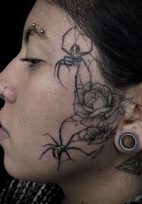 Face Tattoo Ideas For Woman
