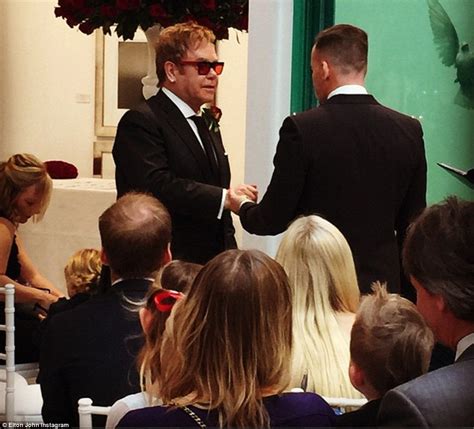 Elton John Provides Live Coverage Of Wedding To David Furnish On