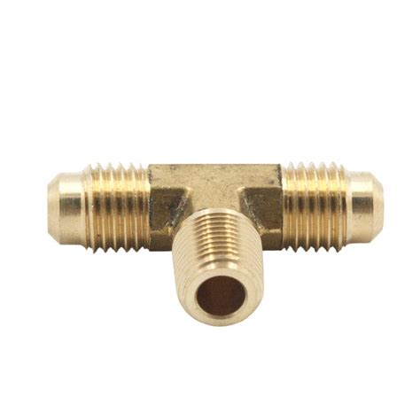 Brass T Fitting Sae Male Branch Tee Adapter