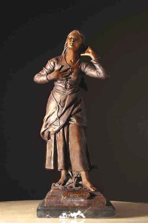 Joan Of Arc Bronze Statue Catholic Saint