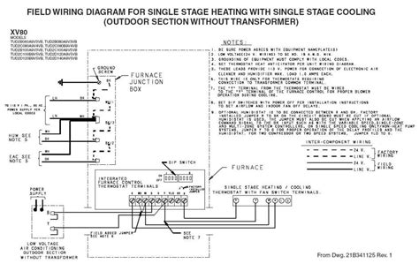 Wiring diagram for trane air handler source: Trane Xv80 Wiring Diagram