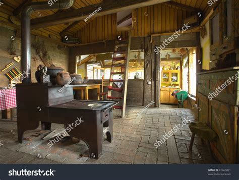 Old Wooden House Interior Stock Photo 81466021 Shutterstock