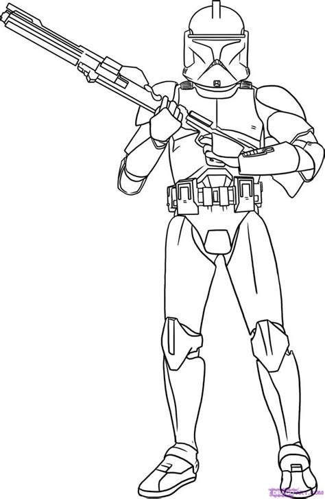 Clone troopers colouring pages, clone trooper printable coloring pages, clone troopers colouring sheets, clone trooper colouring pictures. Star Wars Clone Trooper Coloring Pages - Coloring Home