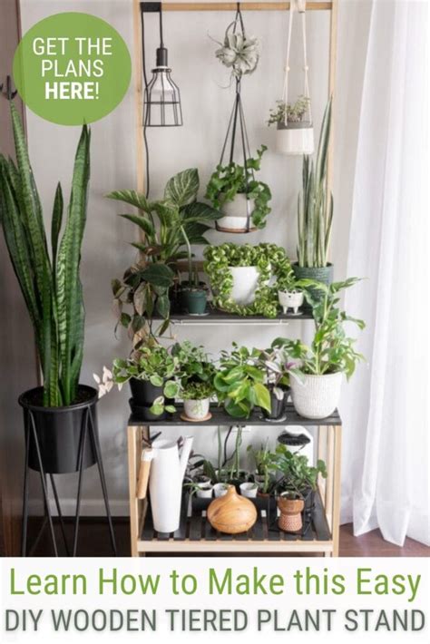 Diy Tiered Plant Stand Easily Fit More Plants With This Solution