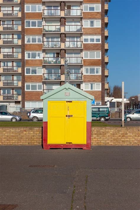 Colorful Brighton Beach Hut Stock Photo Image Of Beach British