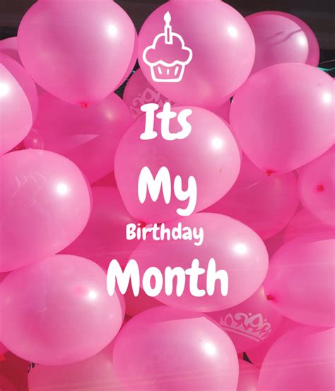 Its My Birthday Month Poster Shipra Keep Calm O Matic