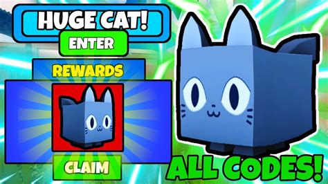 All New Secret Free Huge Cat Codes In 🐱pet Simulator X🐱 October 2021