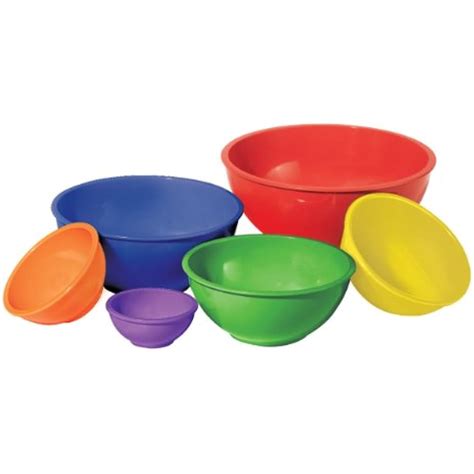 5278 Melamine 6 Piece Mixing Bowl Set Assorted Color Martha Stewart