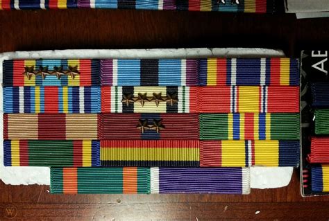 Us Military Medal Ribbon Bar Army Ribbons Pins Lot Vanguard 1794443177