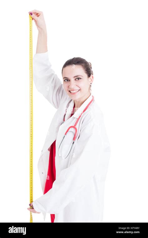 Nurse Measuring Height Hi Res Stock Photography And Images Alamy