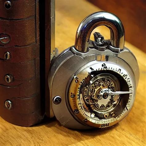 Intricate Combination Lock With Dial Steam Punk Style Stable Diffusion OpenArt