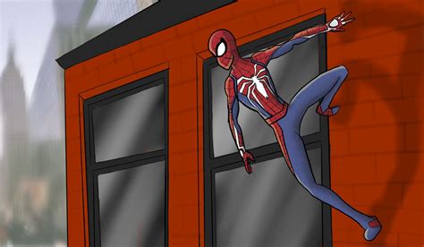 Spider Man Ps4 By Crookedhookart On Deviantart