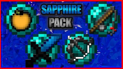 Minecraft Pvp Texture Pack L Sapphire 16x 1718 Youtube