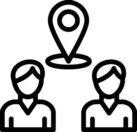 Vector Design Meeting Point Icon Style 22230677 Vector Art At Vecteezy