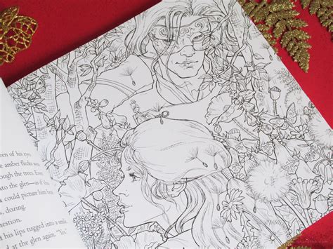 Sakuranko A Court Of Thorns And Roses Coloring Book By Sarah J Maas