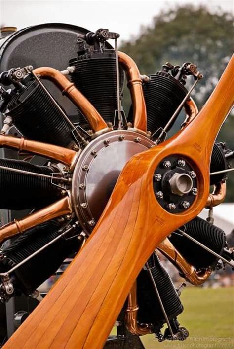 1918 Le Rhone Rotary Engine Vintage Aircraft Aircraft Aircraft Engine