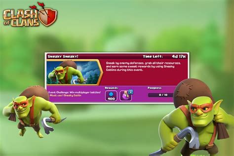 Sneaky Sneaky Challenge In Clash Of Clans Rewards And More