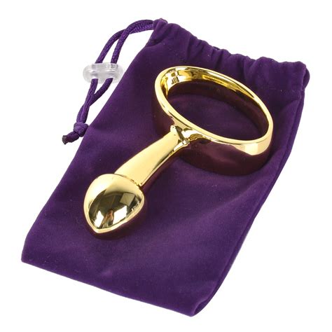 Handed Metal Anal Bead Golden Sex Toys Free Shipping Intimate