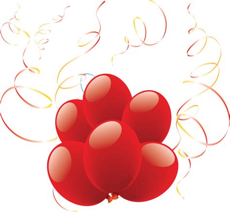 Heart Shaped Balloons With Ribbon Png Image Purepng Free