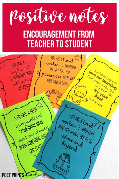 Encouragement Notes For Students Digital And Printable Letter To