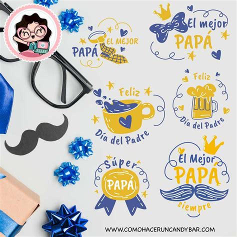 Blog De Imprimibles Gratis Para Tu Fiesta Diseños Para El Día Del Padre