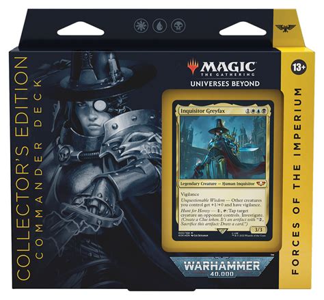 Magic The Gathering Warhammer 40k Commander Deck Collectors Edition