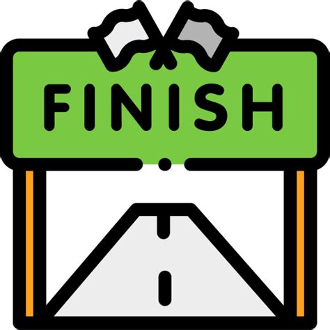 Finish Line Free Sports And Competition Icons