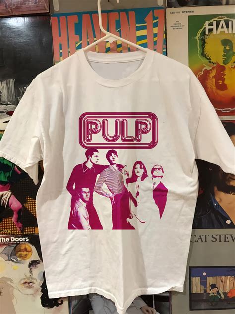 pulp band t shirt britpop oasis blur 90s pulp shirt pulp etsy