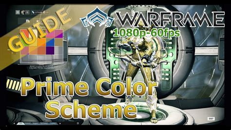 I need inspiration, i'm bored of my current black and purple layout. Warframe Prime Color Scheme - YouTube