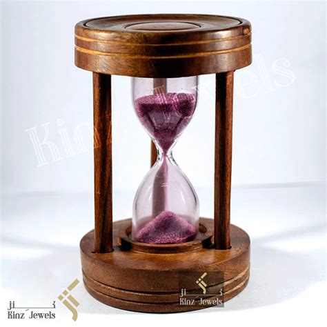 Personalized Hourglass Rosewood Sand Clock Rassme