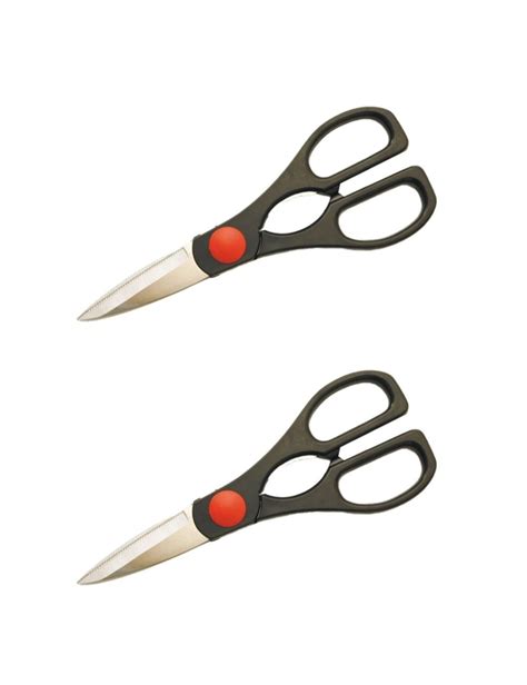 2x Cuisena Multipurpose Scissors Stainless Steel Kitchen Herb Cutting