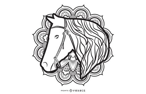 Horse Mandalas Printable