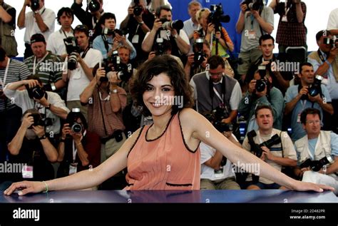 French Actress Lubna Azabal Poses During A Photocall For French