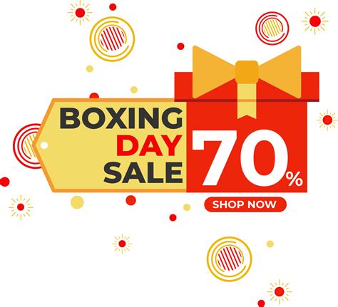 boxing day sale illustration 15698391 PNG