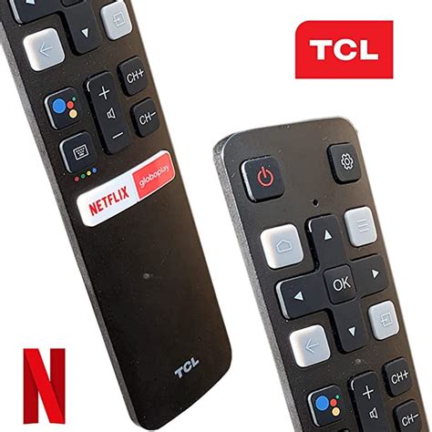 Controle Remoto P Tv Tcl Smart K Netflix E Globoplay Ka