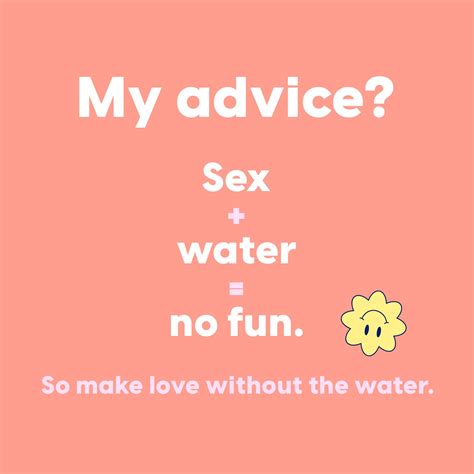 Sex In Water — Is It Safe Popsugar Love And Sex