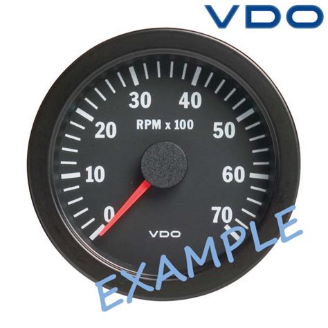 Buy Vdo Viewline Tachometer Gauge Marine Boat 52mm 2 6000 Rpm Black