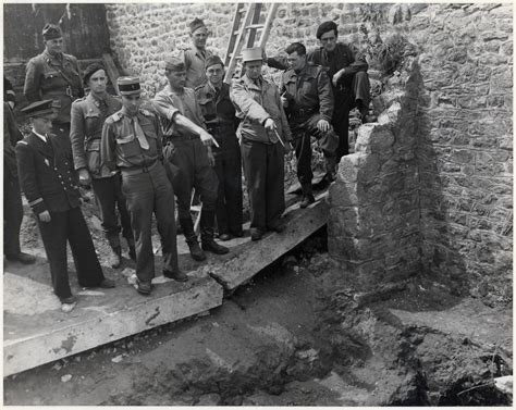 allied soldiers view the atrocities committed at the woebbelin concentration camp collections