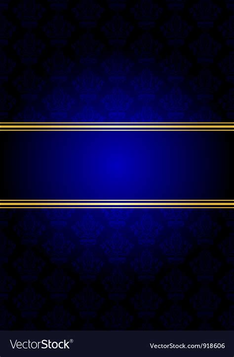 New users enjoy 60% off. Blue and gold background Royalty Free Vector Image