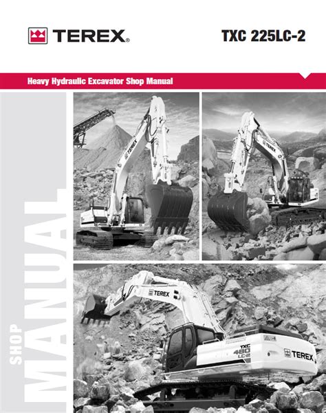 Terex Txc 225lc 2 Heavy Excavator Shop Manual Pdf Download