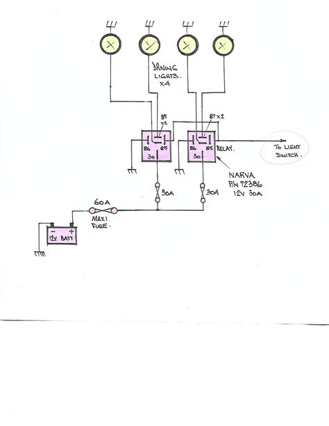 Wiring Diagram For Narva Relay Irish Connections