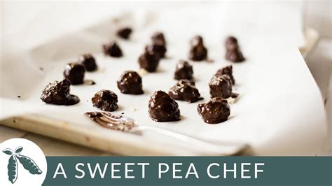 Dark Chocolate Covered Coconut Bites A Sweet Pea Chef